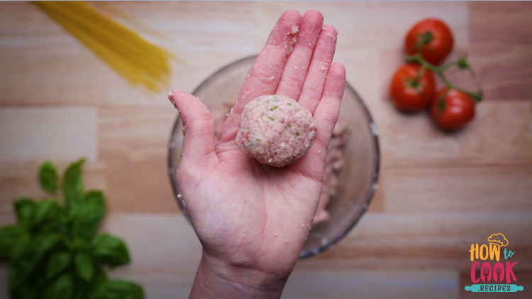 How to form meatballs by hand