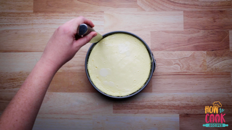 Best way to bake cheesecake in spring form pan