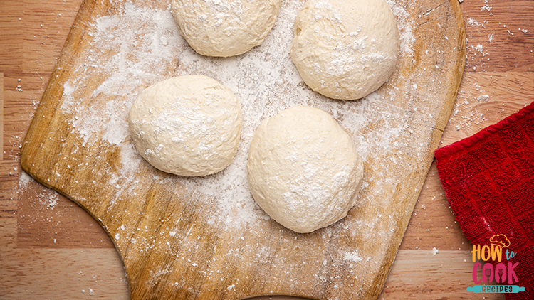 Easy homemade pizza dough balls