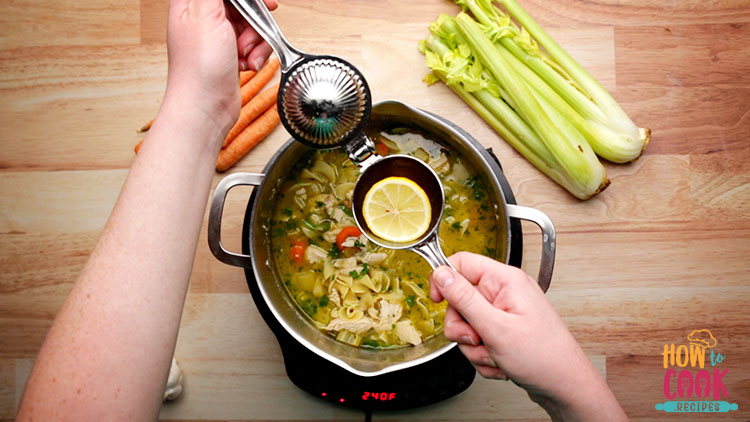 How to reheat frozen chicken noodle soup