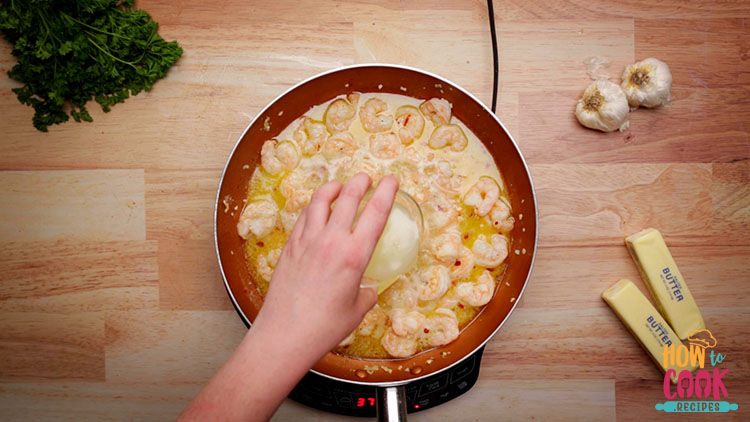 What goes well with shrimp scampi