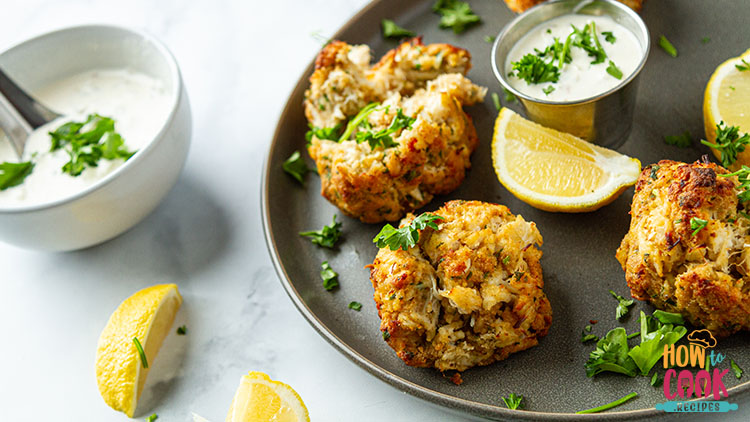 Homemade Maryland style crab cakes