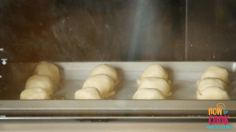 Sugar cookies baking
