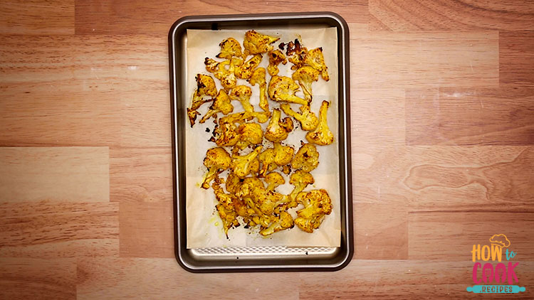 Homemade roasted cauliflower recipe