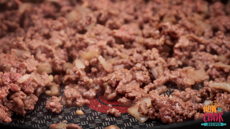 How do I cook ground beef without drying it out