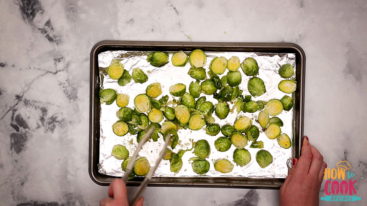 How do you make roasted brussel sprouts from scratch