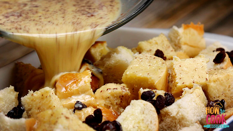 How to cook bread pudding