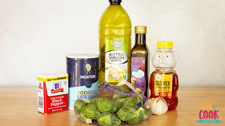 Roasted brussel sprouts ingredients