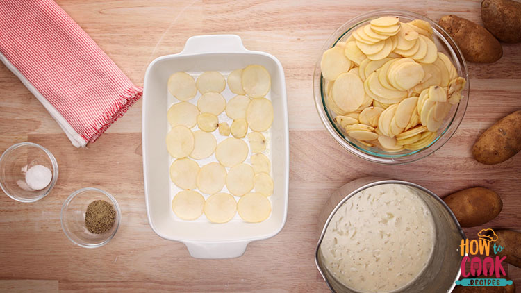 Can you slice potatoes ahead of time for scalloped potatoes
