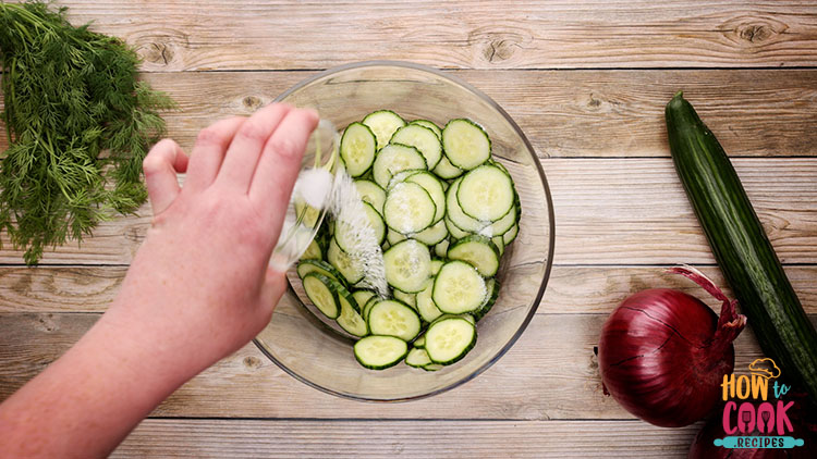 Easy cucumber salad recipe