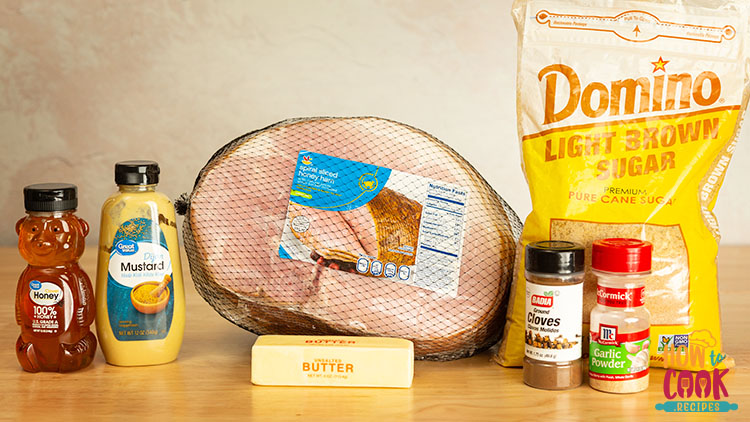 Honey baked ham ingredients