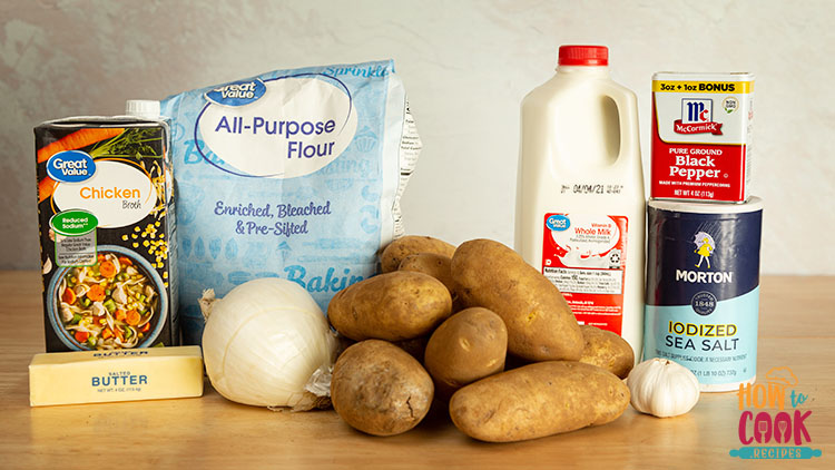 Scalloped potatoes ingredients