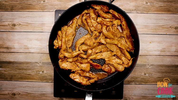 Do you cut chicken before or after cooking for fajitas