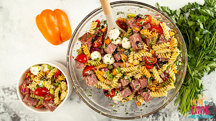 Should you put dressing on pasta salad the night before