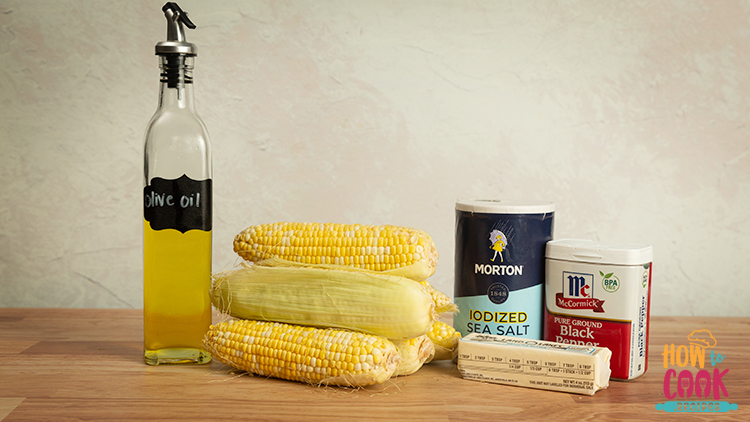 Grilled corn on the cob ingredients