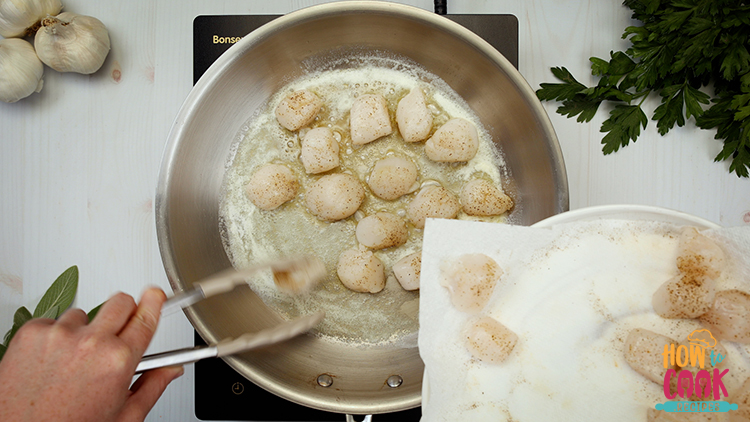 How to cook pan seared scallops