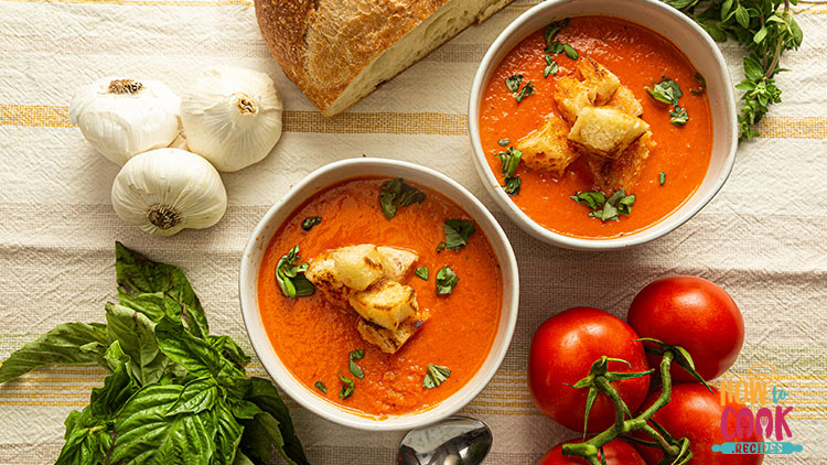 Homemade tomato soup recipe
