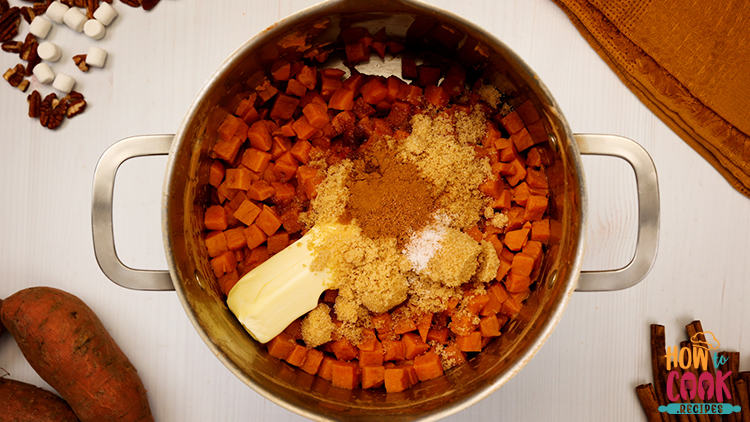 How do you make Sweet potato casserole from scratch