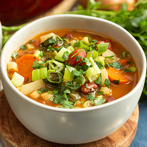Homemade Vegetable Soup Recipe (Steps + Video)