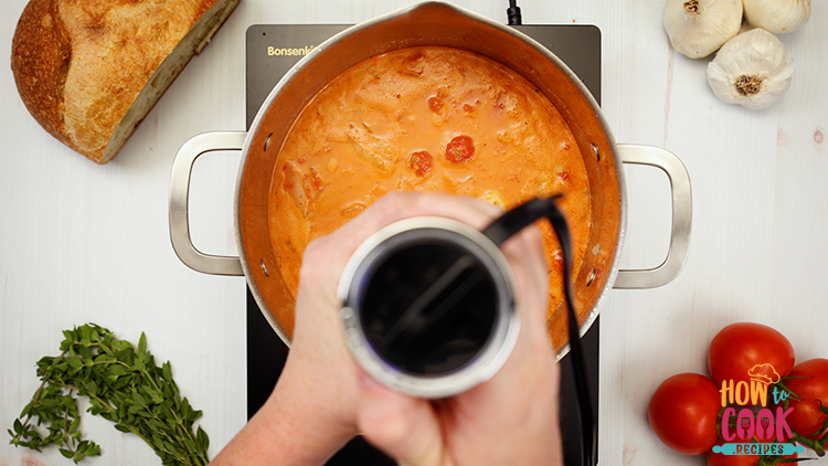 What goes good in tomato soup