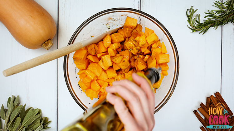 How do you make roasted butternut squash from scratch