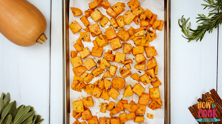 How to cook roasted butternut squash in the oven