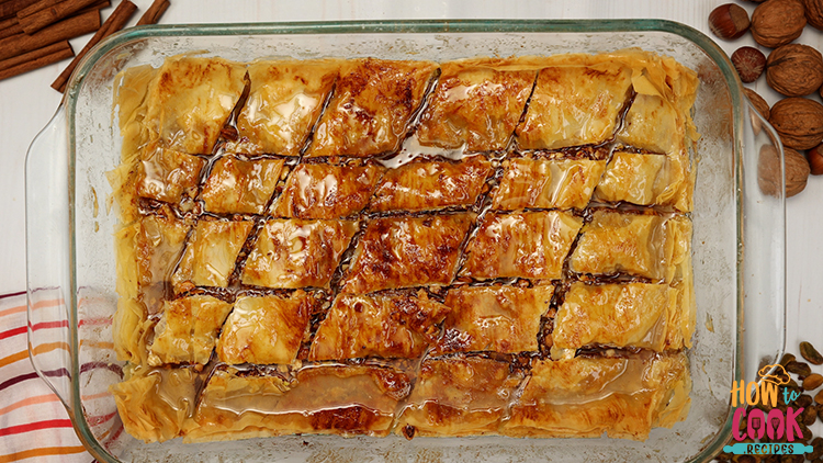 Is baklava made from puff pastry