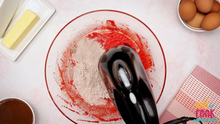 How long do you bake red velvet cake recipe